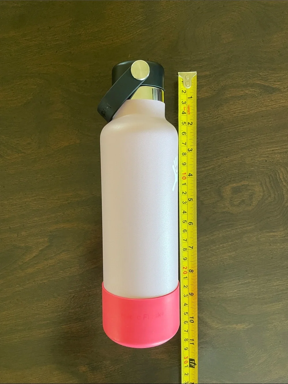 Hydro Flask Lilac Bottle with Pink Boot 21 oz Standard Mouth Outdoor Hiking